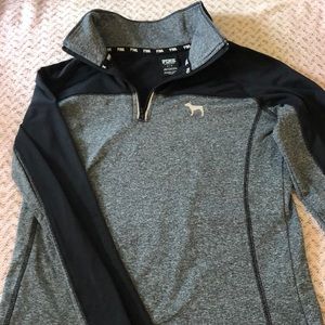 Victoria secret pink half zip up jacket